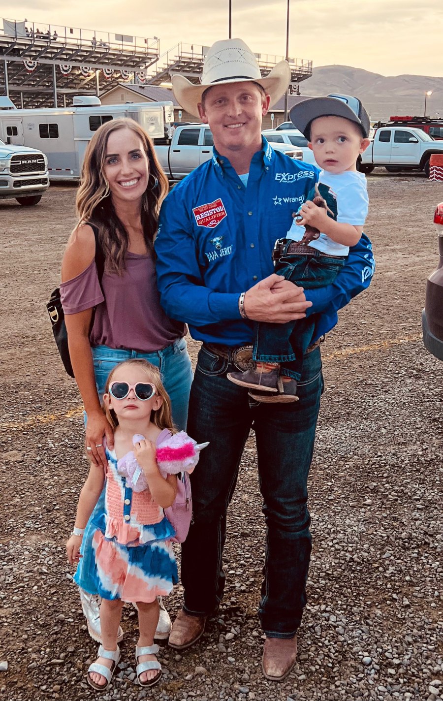 Rodeo Star Spencer Wright, Wife Kallie's Family Album With 3 Kids