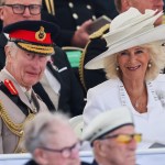 King Charles III And Queen Camilla Attend The UK D-Day80 National Commemorative Event In Normandy