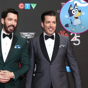 Drew Scott Uses Bluey to Explain Jonathan Scotts Parental Role With Fiancee Zooey Deschanels Kids