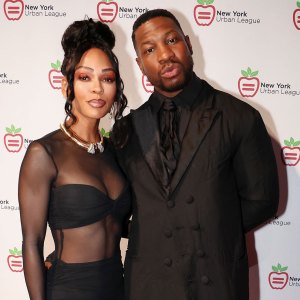 Jonathan Majors Meagan Goode Cry in Interview After His Conviction