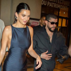 Kendall Jenner and Bad Bunny FWRD Paris