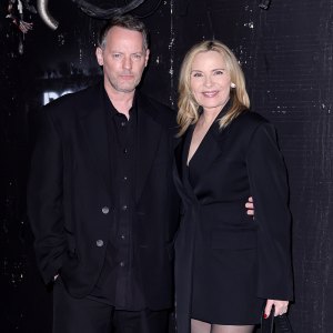 Kim Cattrall and Boyfriend Russell Thomas Wear Matching Looks During Rare Public Appearance