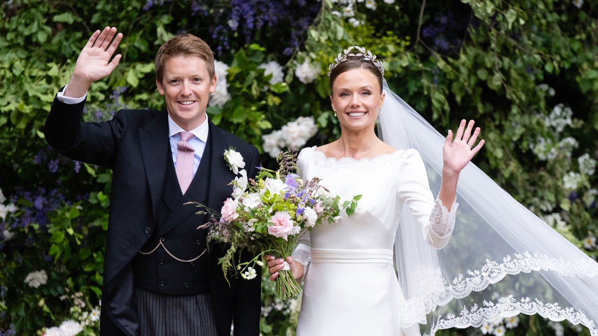 olivia henson wedding dress designer Olivia Henson's Romantic Wedding Dress & Tiara Secretly Reference Family History