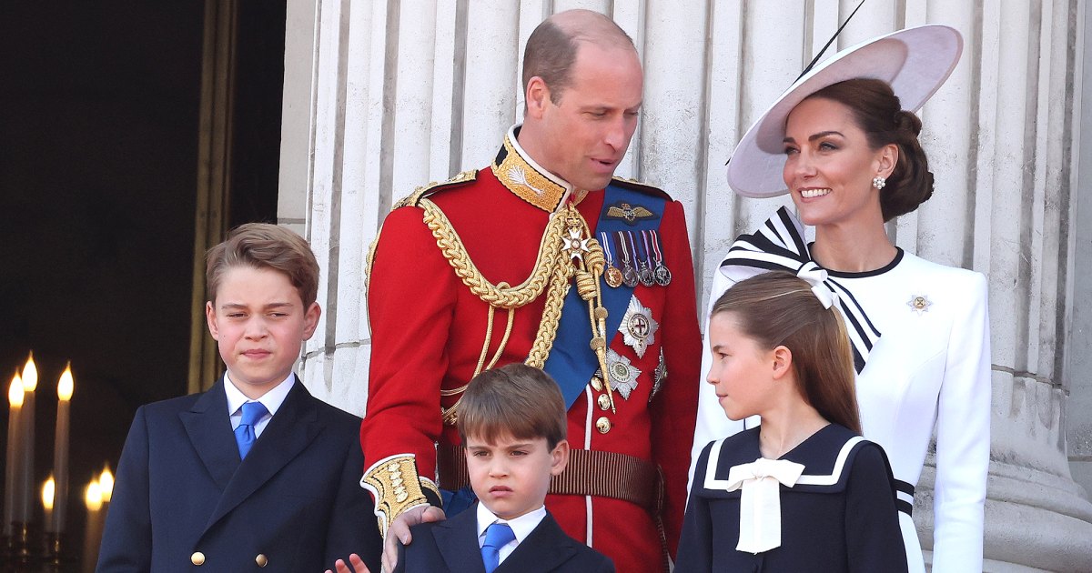 Princess Charlotte Reminds Brother Louis How to Stand for National Anthem Princess Charlotte Reminds Brother Louis How to Stand for National Anthem