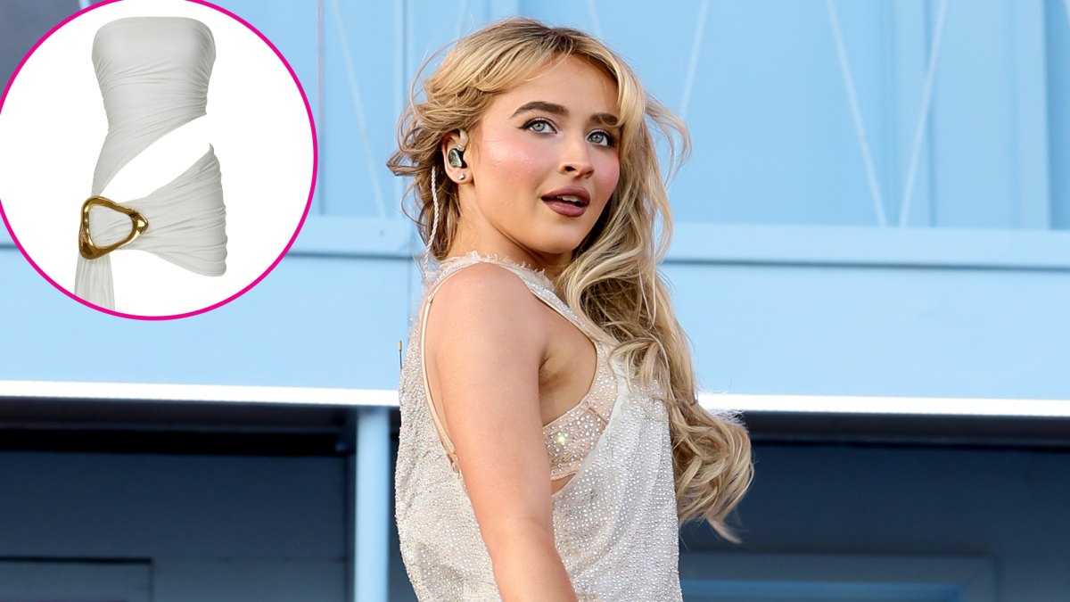 Sabrina Carpenter Is Angelic in $2K White Dress in New Music Video | Us Weekly Sabrina Carpenter Is Angelic in $2K White Dress in New Music Video | Us Weekly