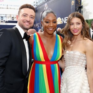 Tiffany Haddish Tells Us to Ask Justin Timberlake About Sobriety