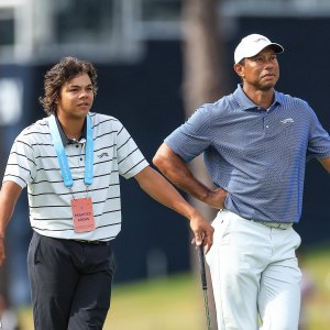 Tiger Woods 15 Year Old Son Charlie Is Working as His Swing Consultant During US Open