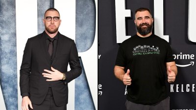 Travis Kelce Compares Jason Kelces Neanderthal Style to His Fashionable