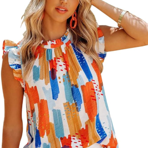 Allimy Ruffle Trim Blouse
