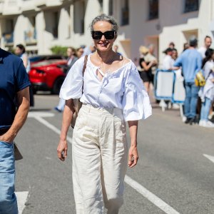Andie MacDowell on May 22, 2024 in Cannes, France.