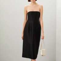Park Beare Strapless Midi Dress Rent the Runway
