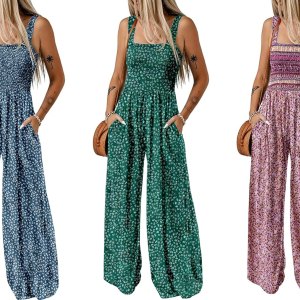 Dokotoo Casual Loose Sleeveless Wide Leg Jumpsuit Amazon