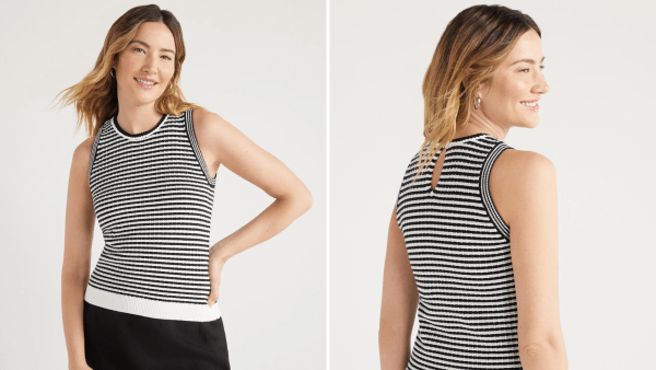 Free Assembly Crochet Sweater Tank Top