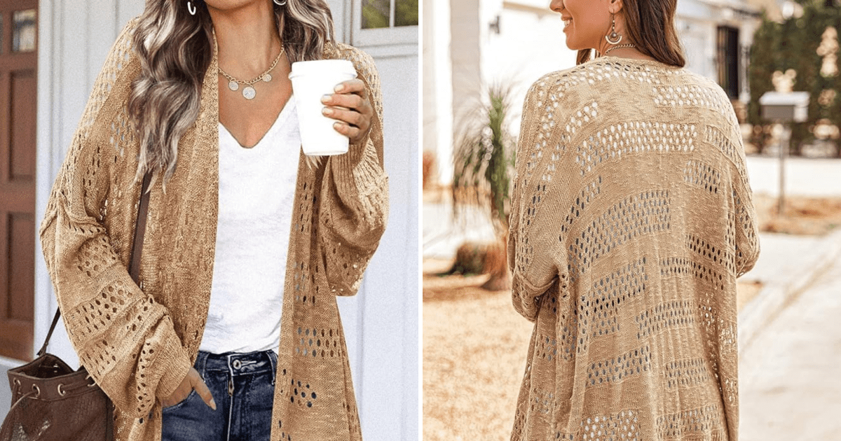 This Lightweight Cardigan Is Perfect Even for Summer Wear This Lightweight Cardigan Is Perfect Even for Summer Wear