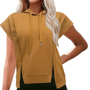Miholl Cropped Hoodie Pullover Top