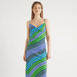Scoop Cowl Neck Cami Dress