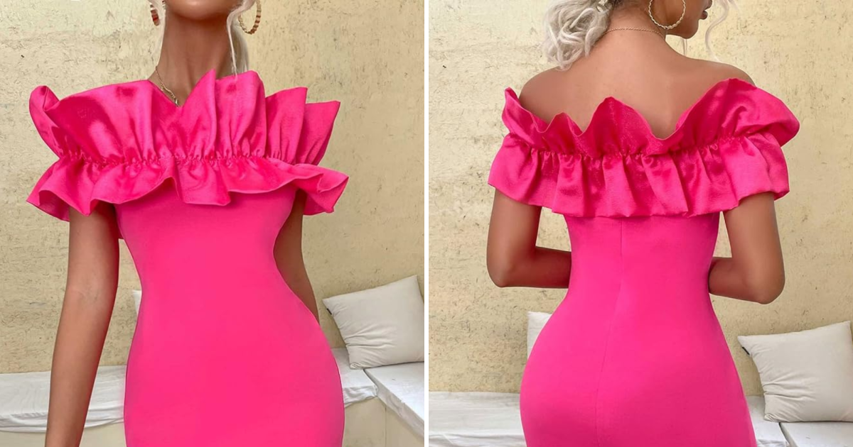 I Feel Like a Gift in This Chic Ruffled Party Dress I Feel Like a Gift in This Chic Ruffled Party Dress