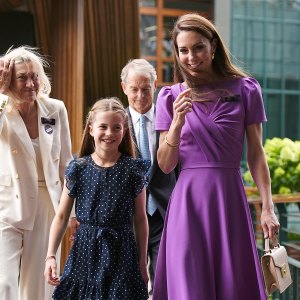 Best pics of Kate and Charlotte at Wimbledon
