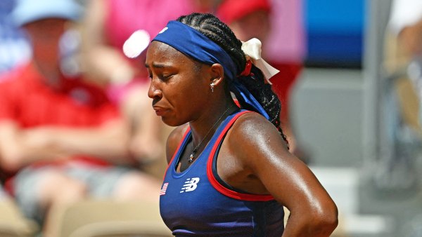Coco Gauff Cries at Umpire Before Olympics Tennis Singles Loss