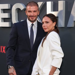 David and Victoria Beckham Rock Their Iconic Purple Wedding Outfits in Honor of 25th Anniversary