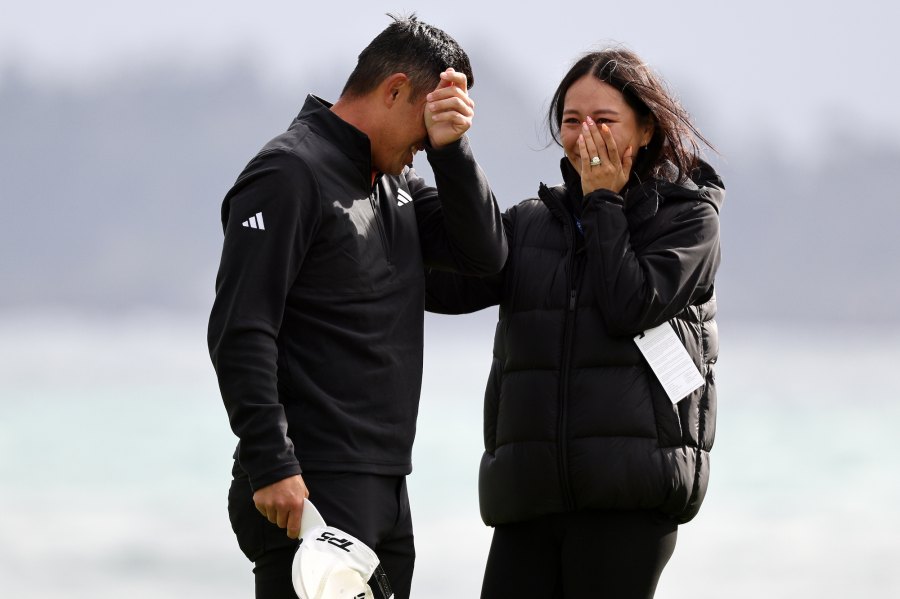 GettyImages-2261840801 Collin Morikawa Katherine Zhu 2026
