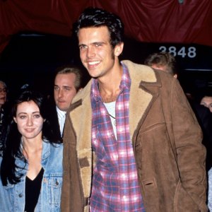 Shannen Doherty and Ashley Hamilton (Photo by S. Granitz/WireImage)
