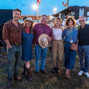 Glen Powell Details Casting His Parents as Rodeo Extras in Twisters See Photo