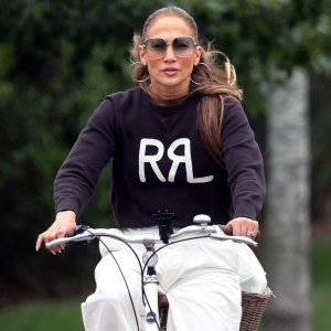 Jennifer Lopez Wears Ben Affleck Engagement Ring During Bike Ride in the Hamptons