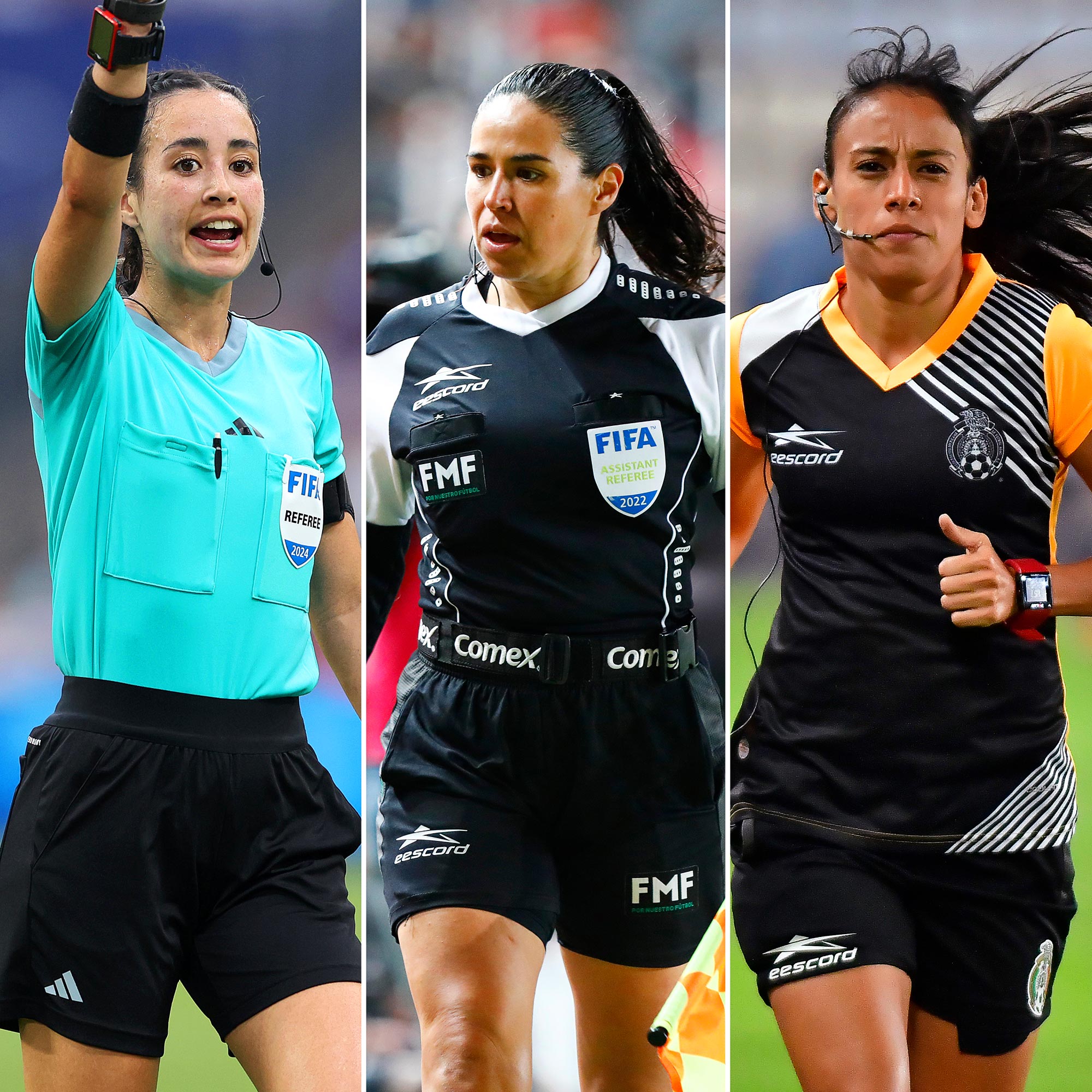 Las árbitras mexicanas Katia García Karen Díaz y Sandra Ramírez hacen historia en los Juegos Olímpicos París 2024 al silbar el partido varonil entre Francia vs Nueva Zelanda 448