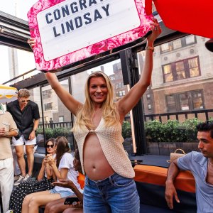 Pregnant Lindsay Hubbard Shows Off Baby Bump During Wild Summer House Bash