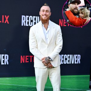 Promo George Kittle Asked Travis Kelce for Key to Taylor Swift Holiday House