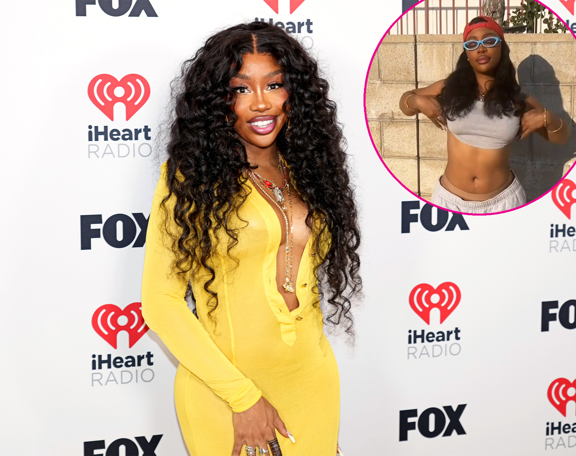 SZA Displays Her Natural Hair Before it Sweats Out