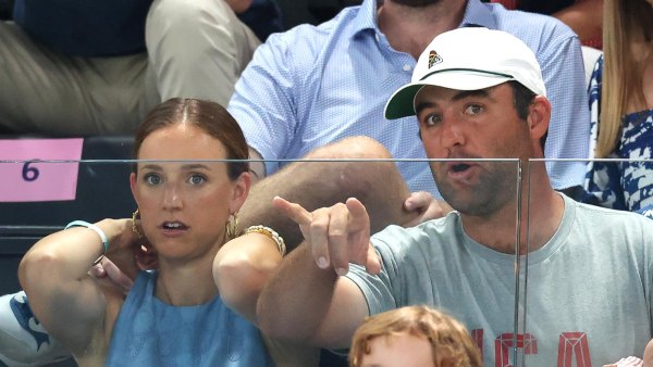 Scottie Scheffler Brings His Baby to Watch Gymnastics 357
