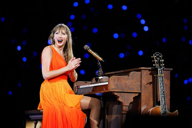 Taylor Swift Swallows Bug Again During Milan 'Eras Tour' Show - Us