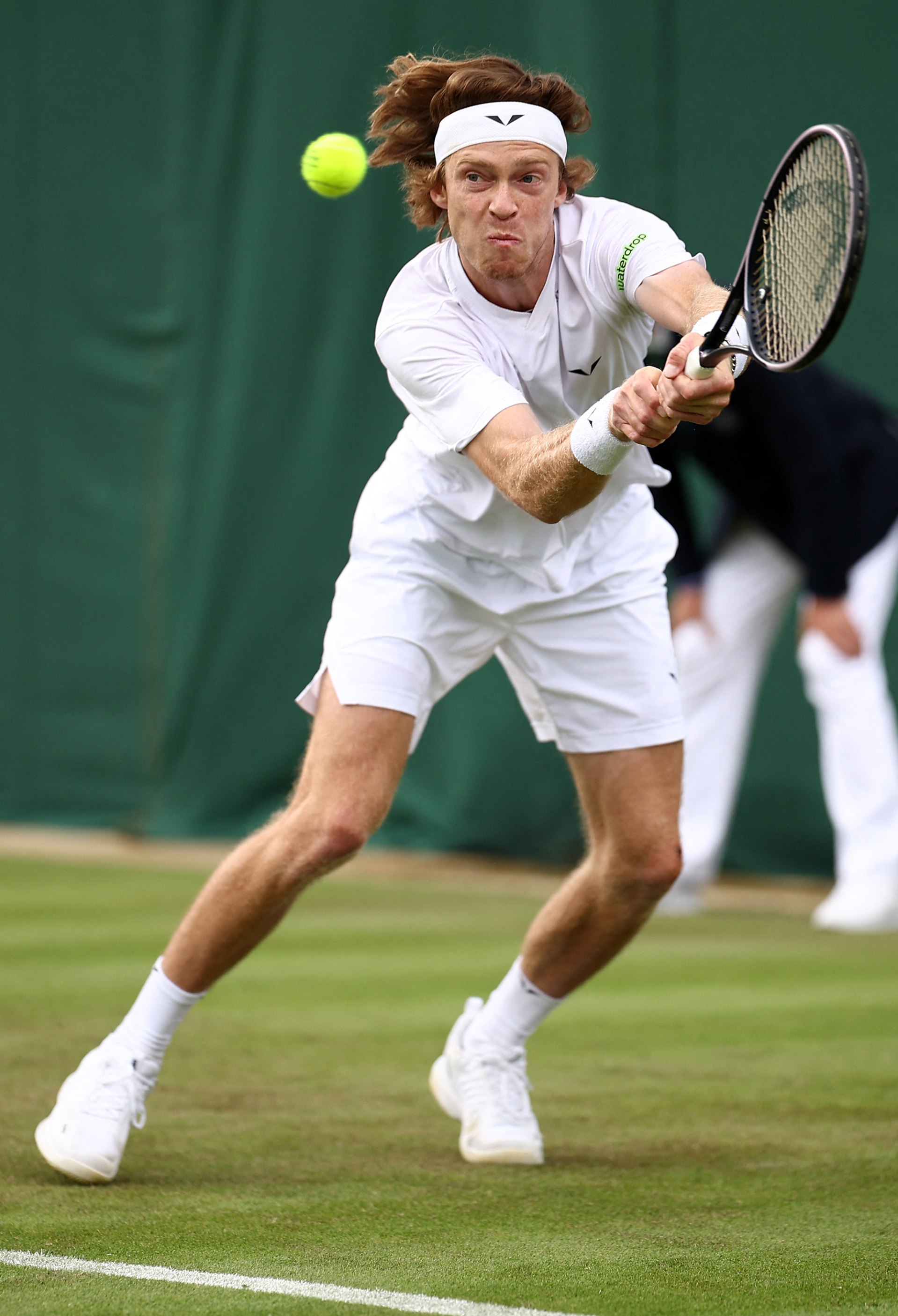 Tennis' Andrey Rublev Hits Himself With Racquet After Wimbledon Loss ...