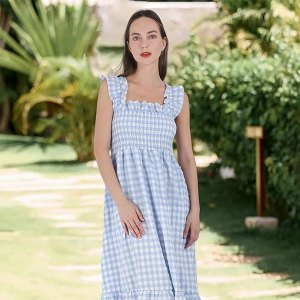 amazon-chouyatou-gingham-dress