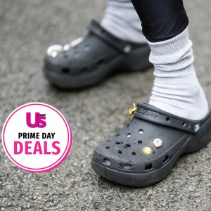 Emy Venturini in Crocs.