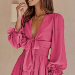 Dokotoo Tiered Chiffon Dress