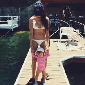 Demi Moore 61 Stuns in White Bikini With Her Baby Granddaughter