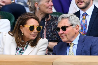 Kate Middleton's Parents Carole, Michael Arrive at Wimbledon Without
