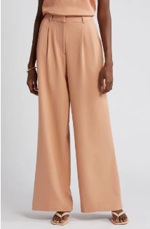 Nordstrom Double Pleat Wide Leg Pants 