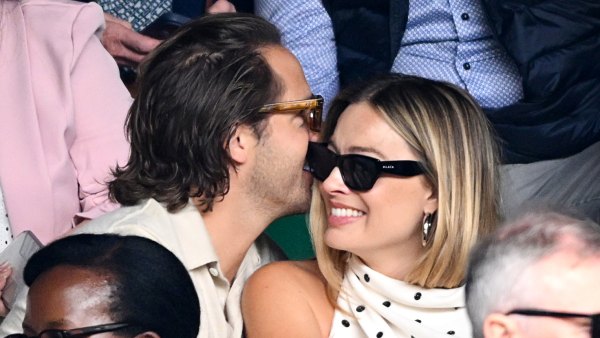 Pregnant Margot Robbie Glows at Wimbledon While Packing on the PDA With Husband Tom Ackerley
