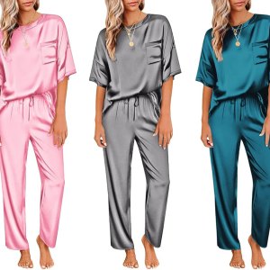 satin pjs