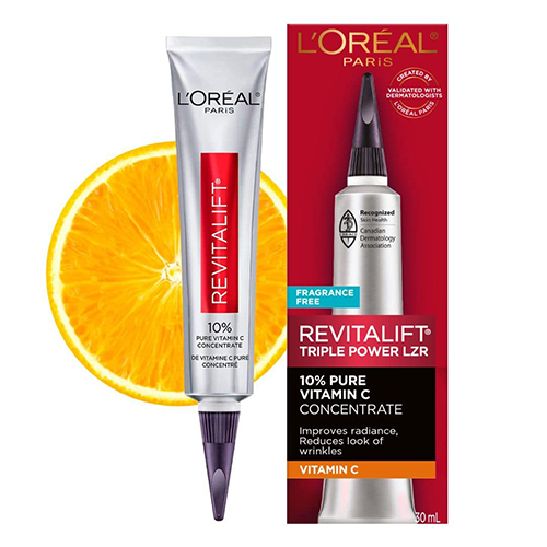 The Top 16 Vitamin C Creams for Radiant Skin in 2024 6 L’Oreal Paris REVITALIFT 10% Pure Vitamin C Serum