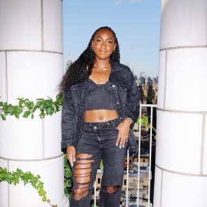 Coco Gauff Slays in a Denim Outfit at American Eagle Event