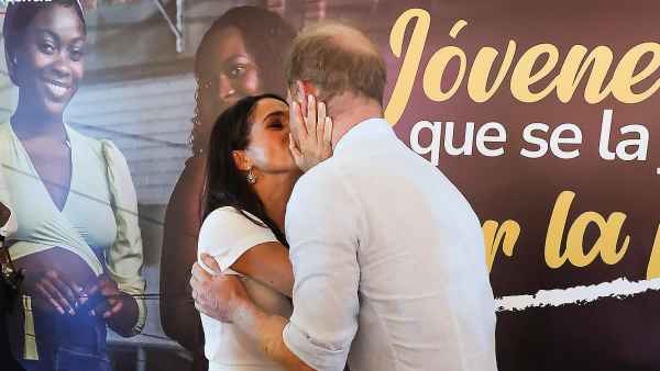 Feature Prince Harry and Meghan Markle Share a Kiss Salsa