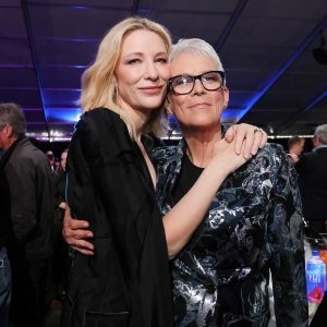 Jamie Lee Curtis Saves Cate Blanchett from Wardrobe Malfunction on ‘Borderlands’ Red Carpet