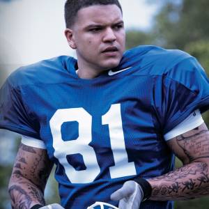 Josh Rivera Transforms Into Aaron Hernandez for American Sports Story