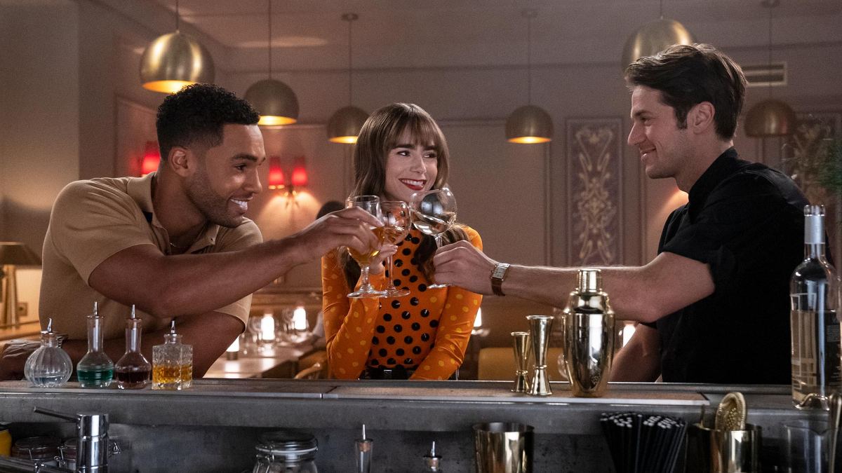 Lucas Bravo Suggests Netflix Emily in Paris Should End in a Threesome Everybody Is Happy