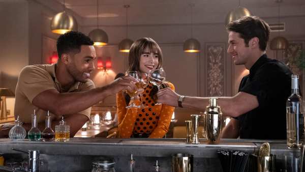 Lucas Bravo Suggests Netflix Emily in Paris Should End in a Threesome Everybody Is Happy